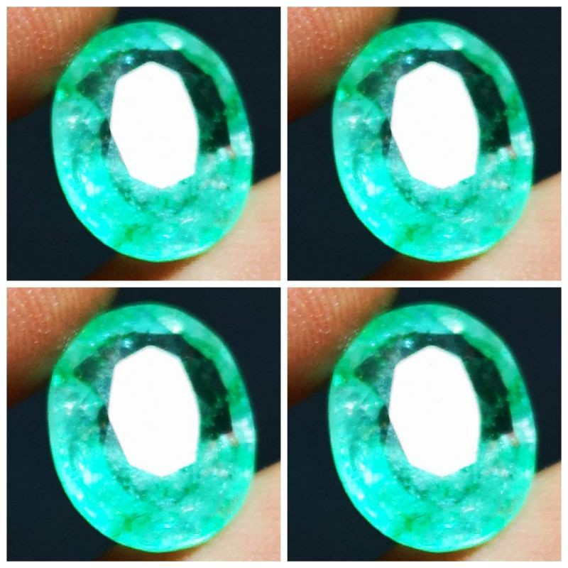 NATURAL PERMATA EMERALD BERYL/ZAMRUD COLOMBIA LUSTER
