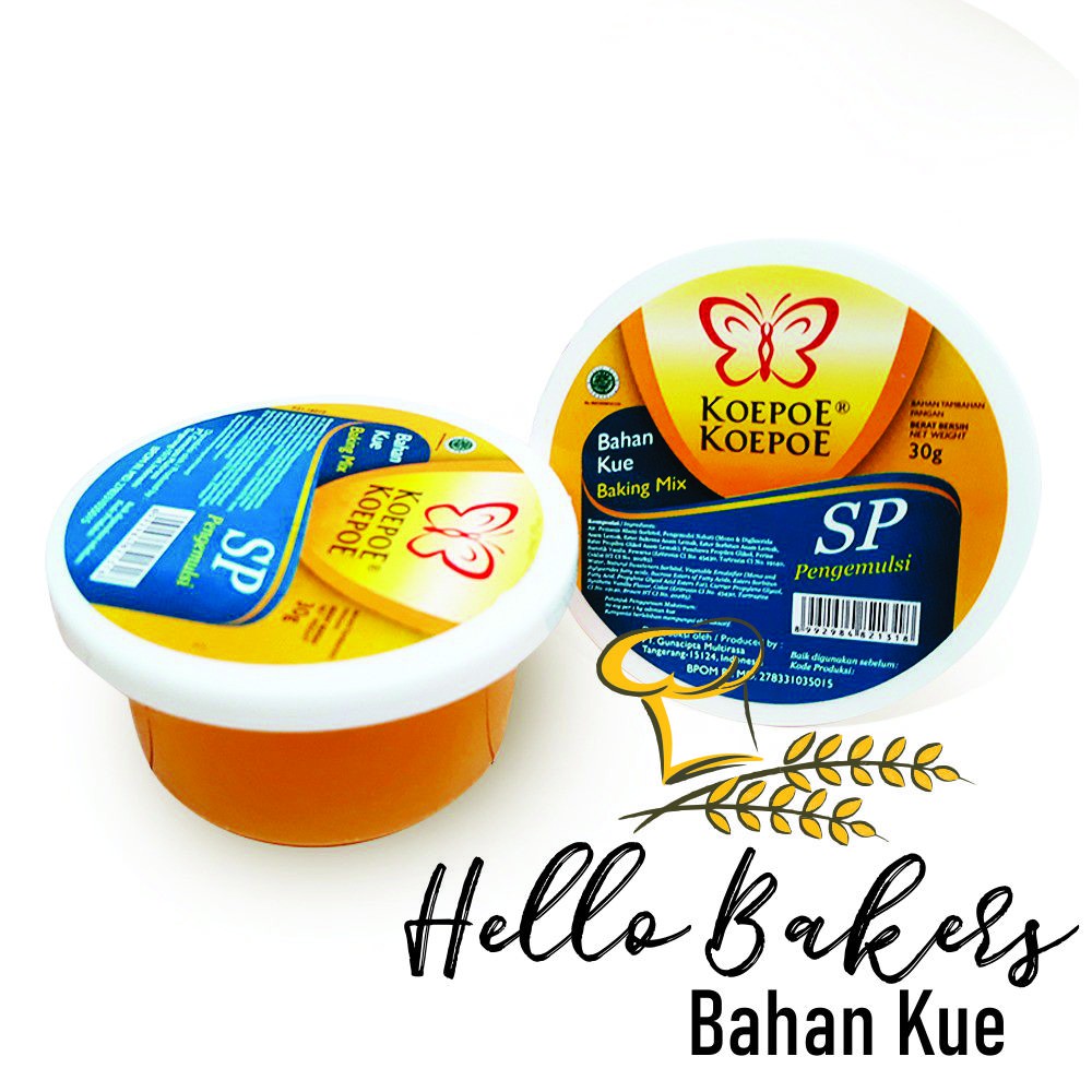 

SP KOEPOE 30GR/SP/KUPU2/KOEPOE KOEPOE/PENGEMULSI KUE