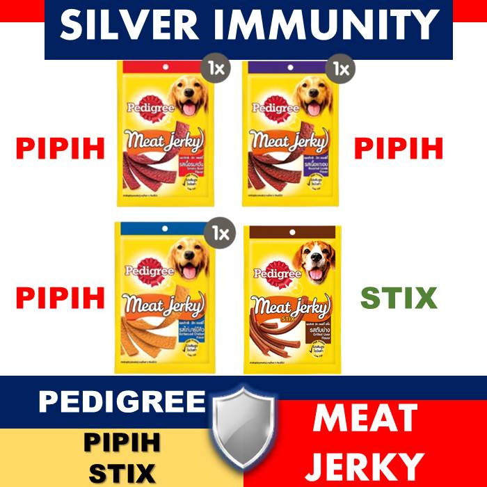 PEDIGREE MEAT JERKY 80GR PIPIH / STIX 60 GR