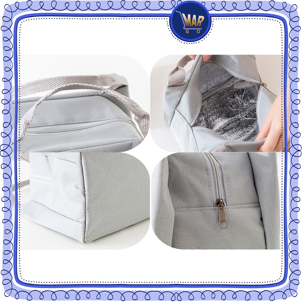 Tas bekal aluminium cooler lunch bag