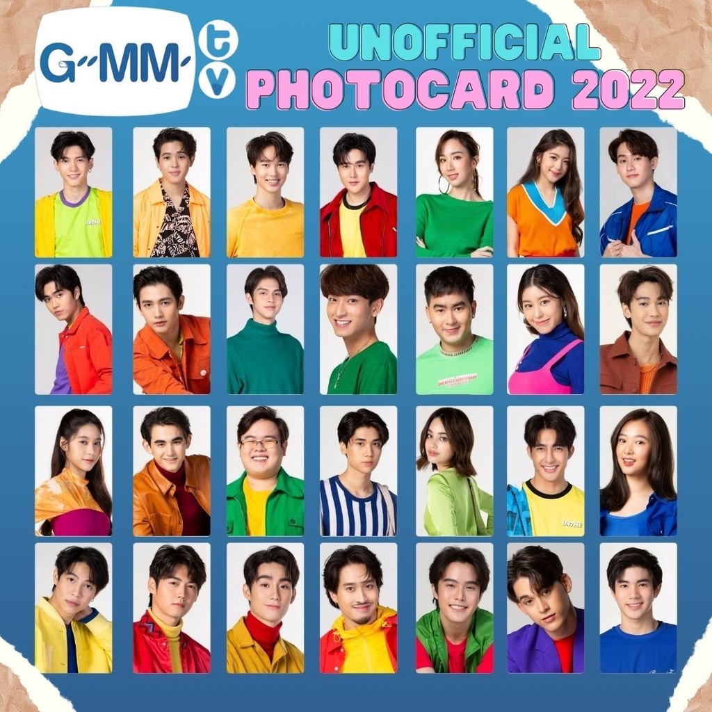 GMMTV 2022 UNOFFICIAL PHOTOCARD | CEK DESKRIPSI | THAILAND ARTIS ACTOR GMMTV