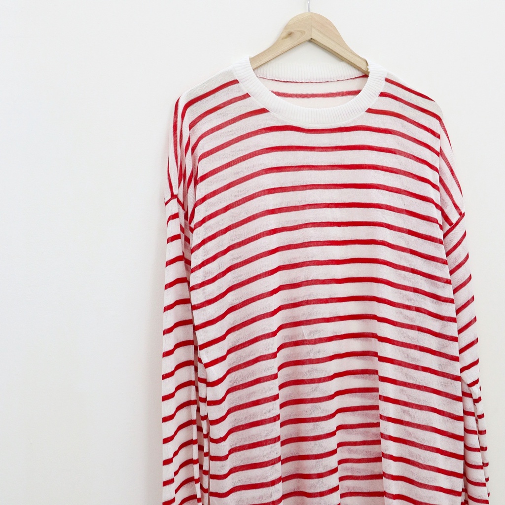 Vimbi stripe long top -Thejanclothes