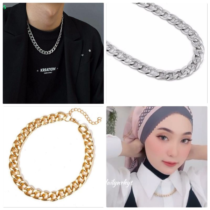 Kalung Rantai Korean Hijab style Unisex