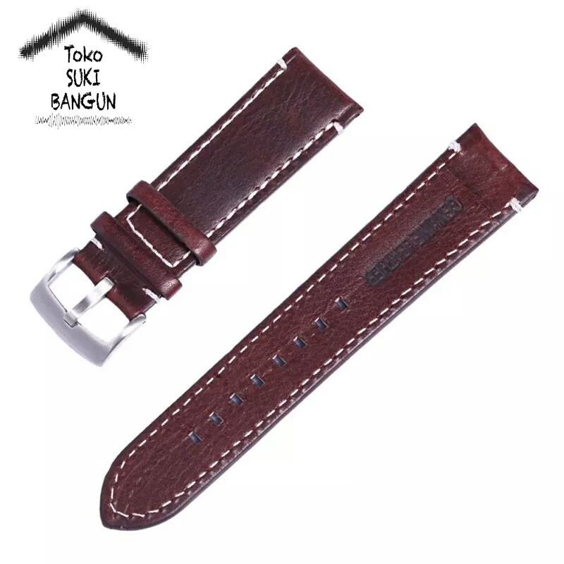 Strap Apple Watch Series 7 6 5 4 3 2 1 41mm 40mm 38mm TALI JAM Kulit Tebal Leather Thick