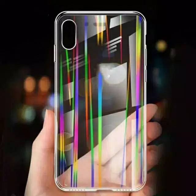 Oppo A5 2020 A9 2020 Case Fuze Gradient Rainbow Hard Case Casing Aurora Oppo A5 2020 A9 2020