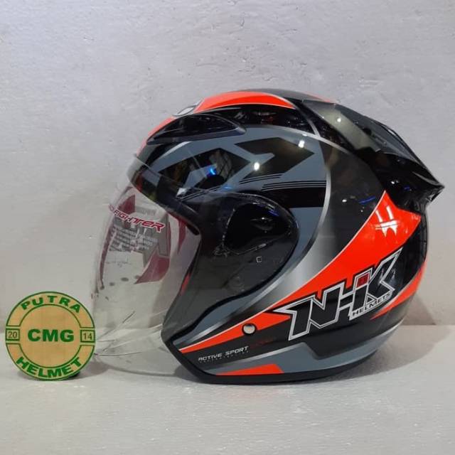 HELM NHK R6 MOTIF URIKEN BLACK ORANGE