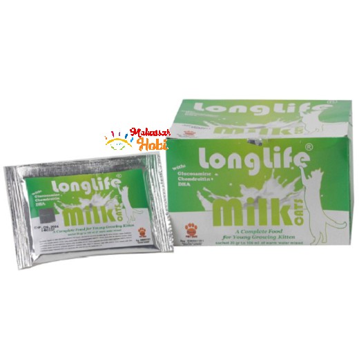 Susu Kucing Longlife HIJAU Kitten Milk Replacer Long Life 20gr