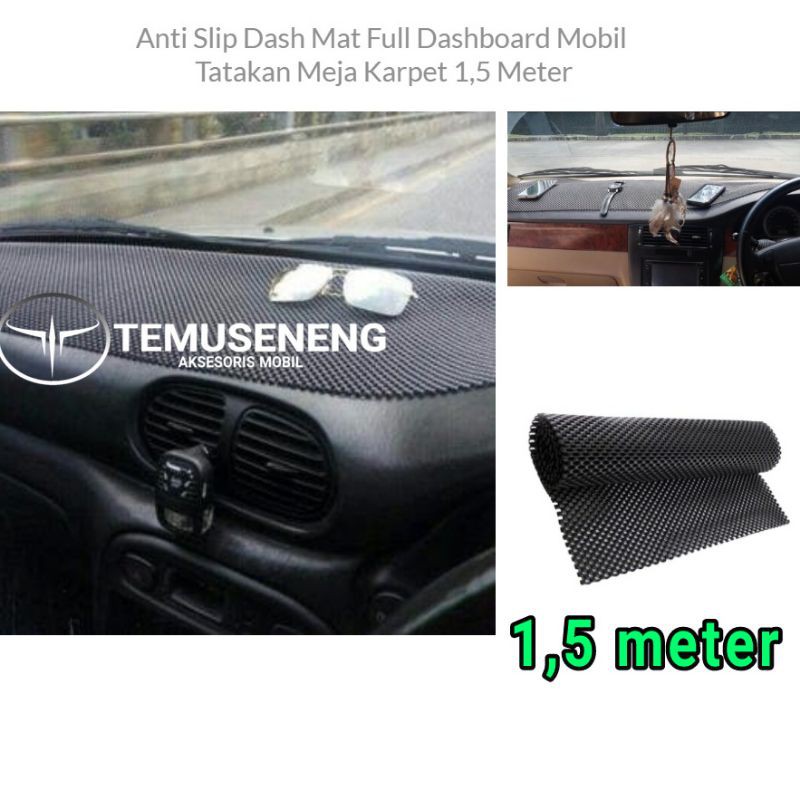 Cover Dashboard Mobil 1,5 Meter Tatakan Alas Dashboard Mobil Anti Slip Licin Hp