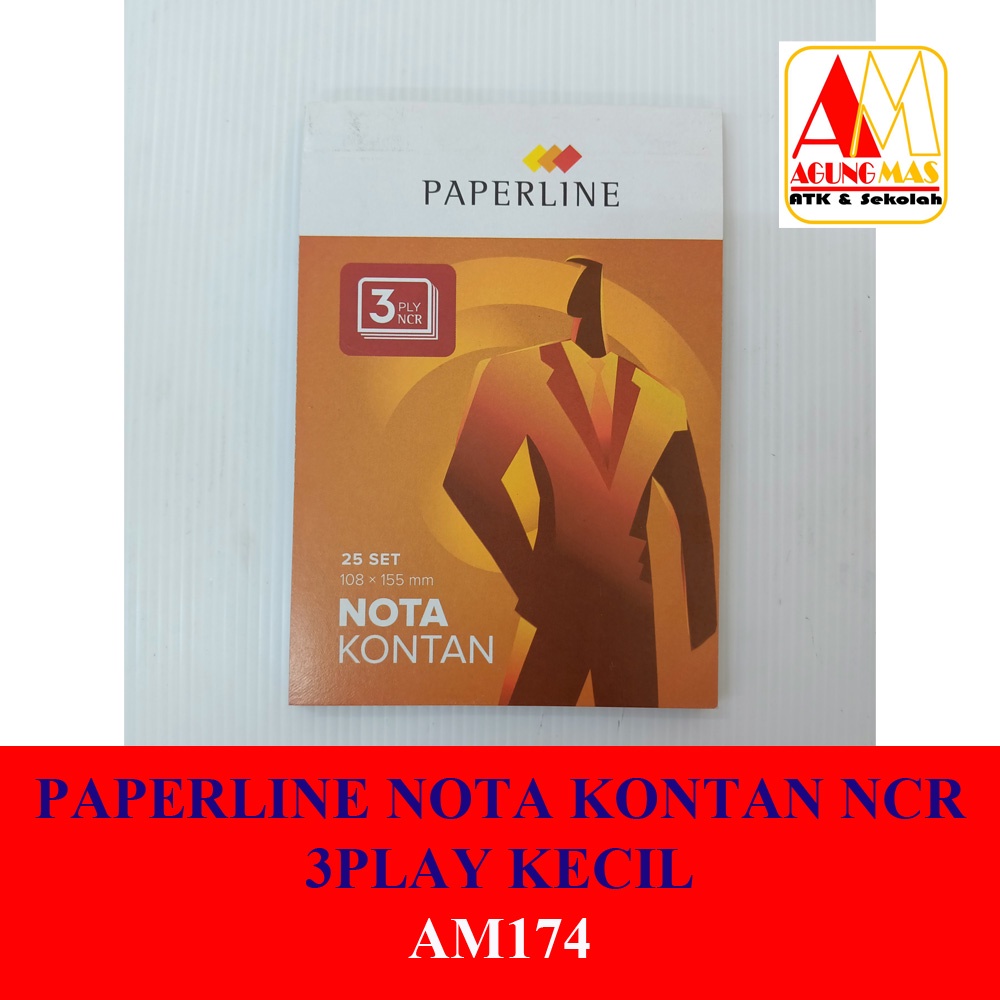 

PAPERLINE NOTA KONTAN NCR 3PLAY KECIL