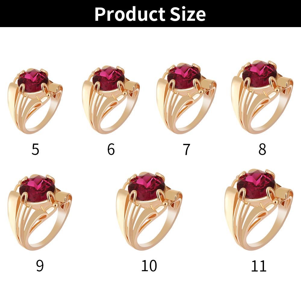 WONDERFUL Gothic Luxury Oval Zircon Stone Charm Red Crystal Jewelry Engagement Ring Women Diamond Retro Vintage Wedding Rings