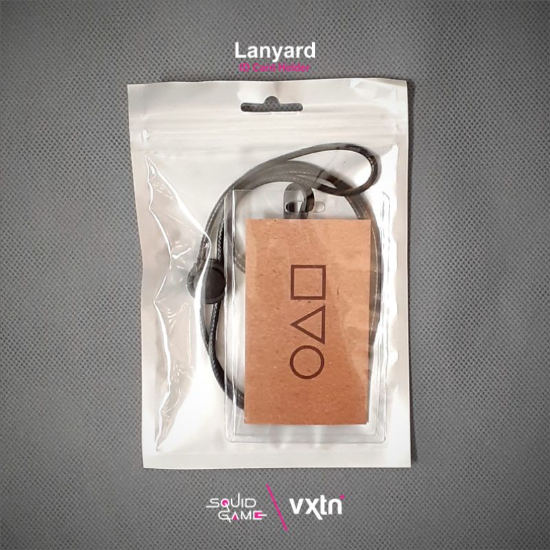 Squid Game Lanyard - ID Card Holder - Tali/ Kalung Leher Korean Style