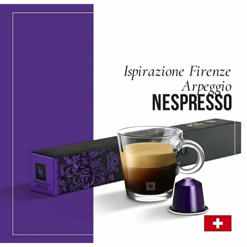 

Nespresso Ispirazione Firenze Arpeggio Kopi Kapsul Coffee Capsules Intensitas Level 9