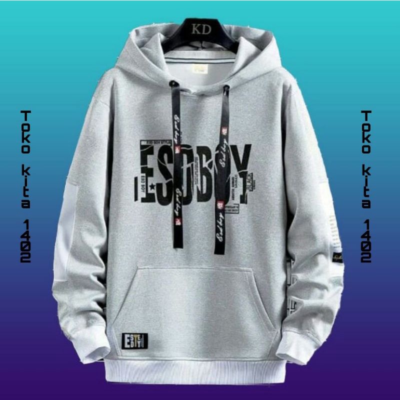 ESEBOY -Sweater Hoodie korea Remaja Tanggung Dewasa | Jaket hodie Cowok Cewek Kekinian | sweter Hodi-2