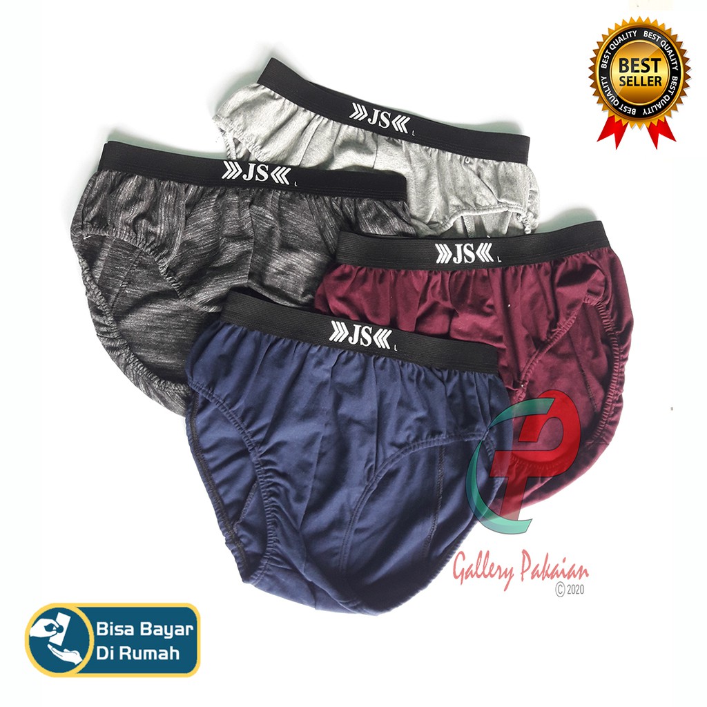 PAKET ISI 5 Pcs CD celana dalam pria dewasa size S. M. L. XL. bahan katun harga grosir Termurah-2