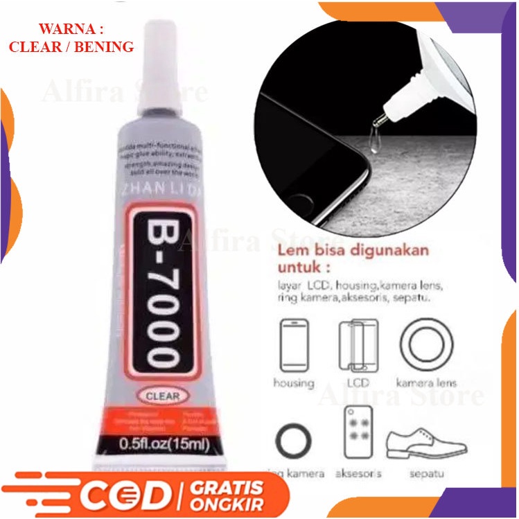

LEM LCD LEM LAYAR HP TOUCHSCREEN ZHANLIDA B-7000 15mL ( CLEAR ) LEM TOUCH SCREEN BENING