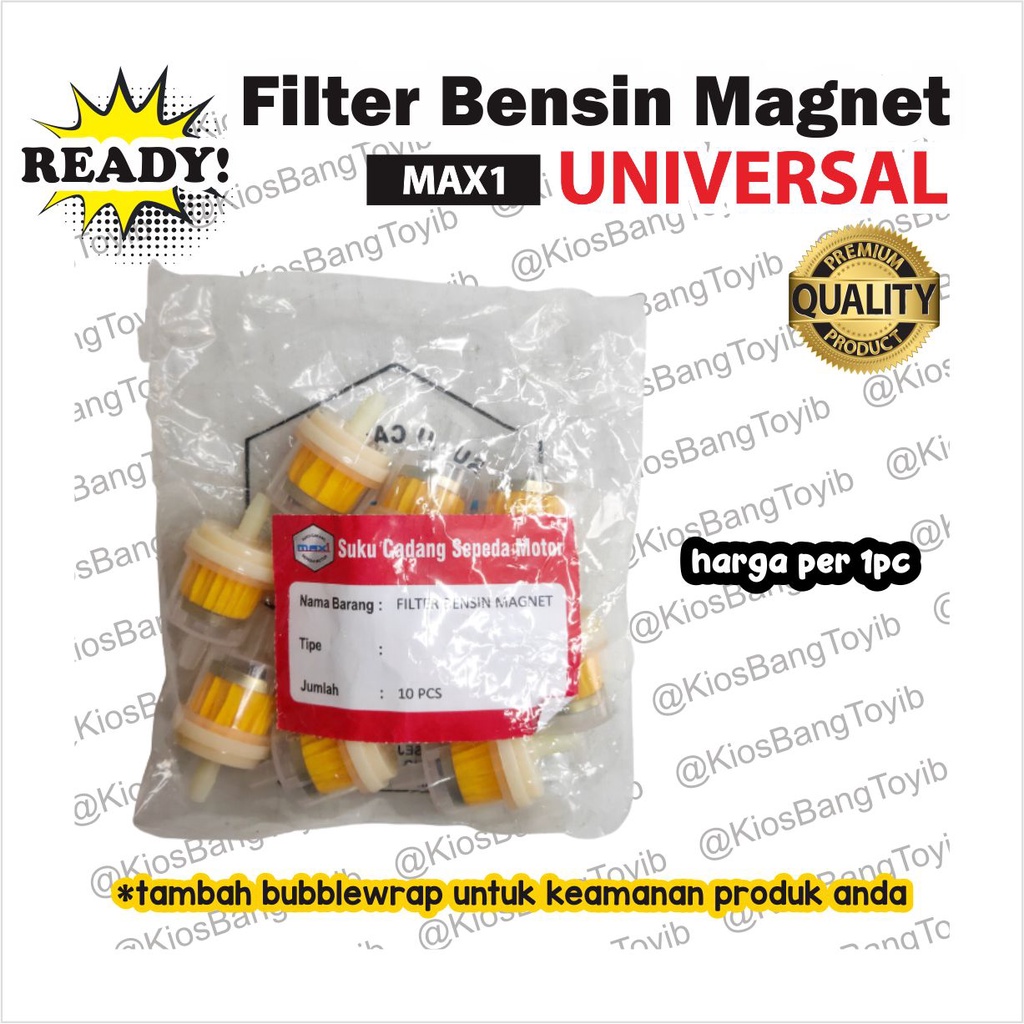 Filter Saringan Bensin Magnet Magnit Universal Semua Motor (MAX1)