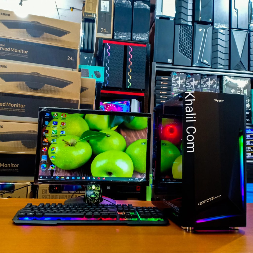 PC GAMING EDITING CORE I7/VGA 2 GB/RAM 16 GB/HDD 500 GB/LED 19&quot; FULLSET