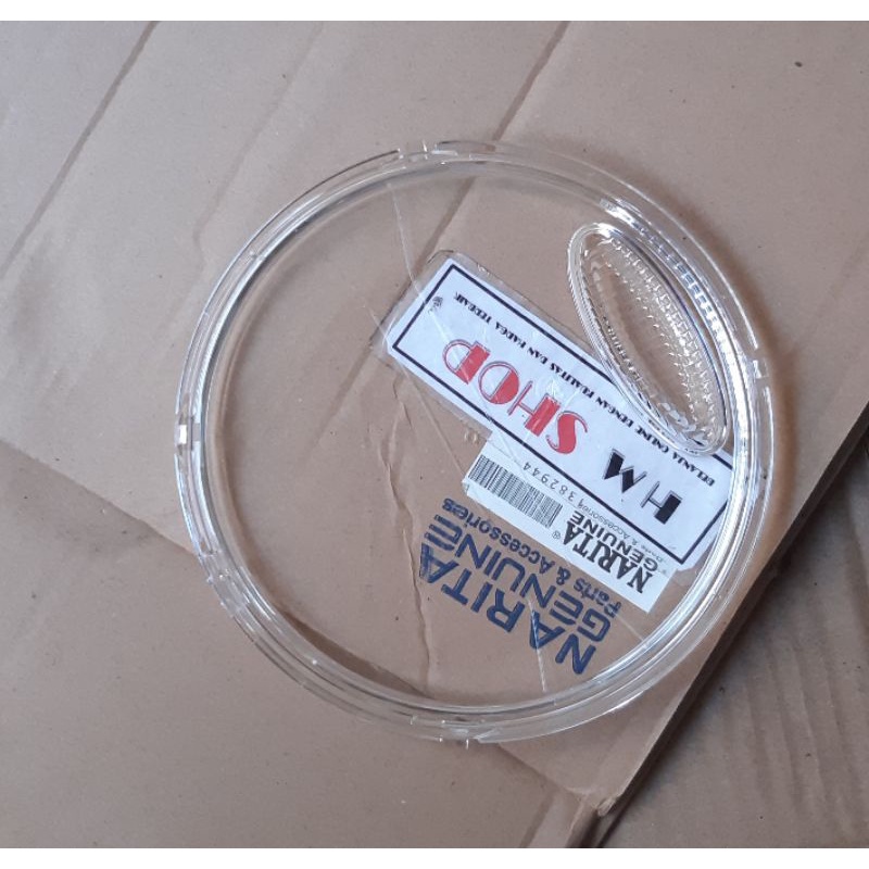 kaca mika lampu depan vixion lama old bulat