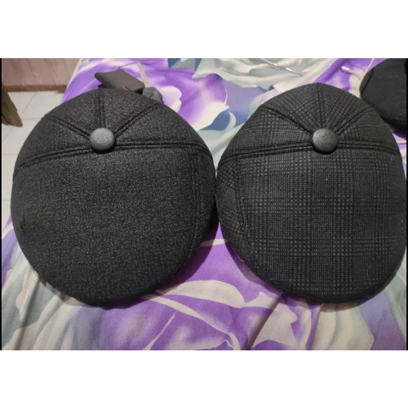 New Hat,Hoho Type : Topi Flat Cap/topi baret/ topi pet/ topi lukis/ topi copet Original Import