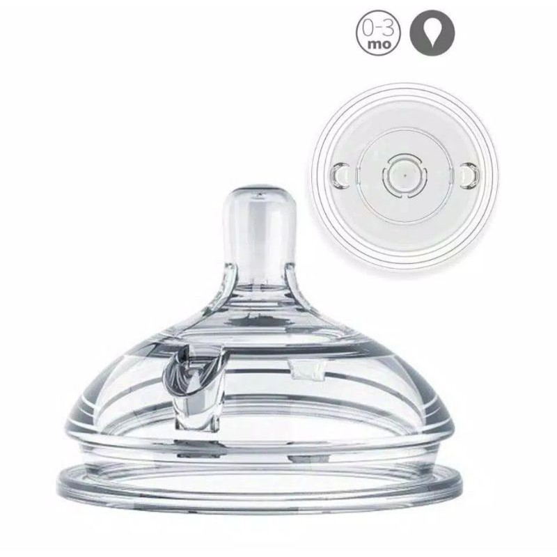 Comotomo Replacement Nipple baby, 1 2 3 hole, Y cute/ Dot Botol Comotomo como tomo