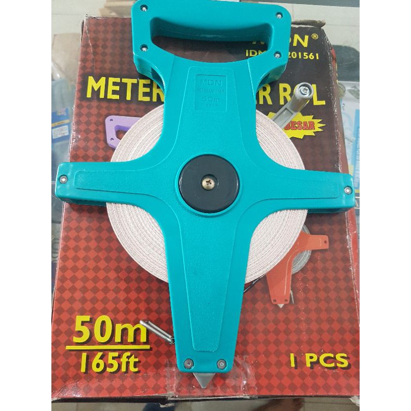 Meteran tancap/meteran kebun/meteran roll 50M