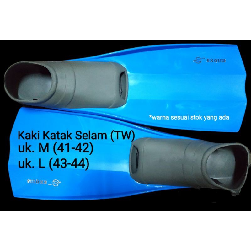Kaki Katak/Diving Fins/Sepatu Katak Selam Exquis