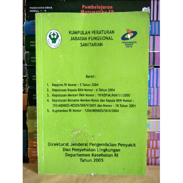 KUMPULAN PERATURAN JABATAN FUNGSIONAL SANITARIAN
