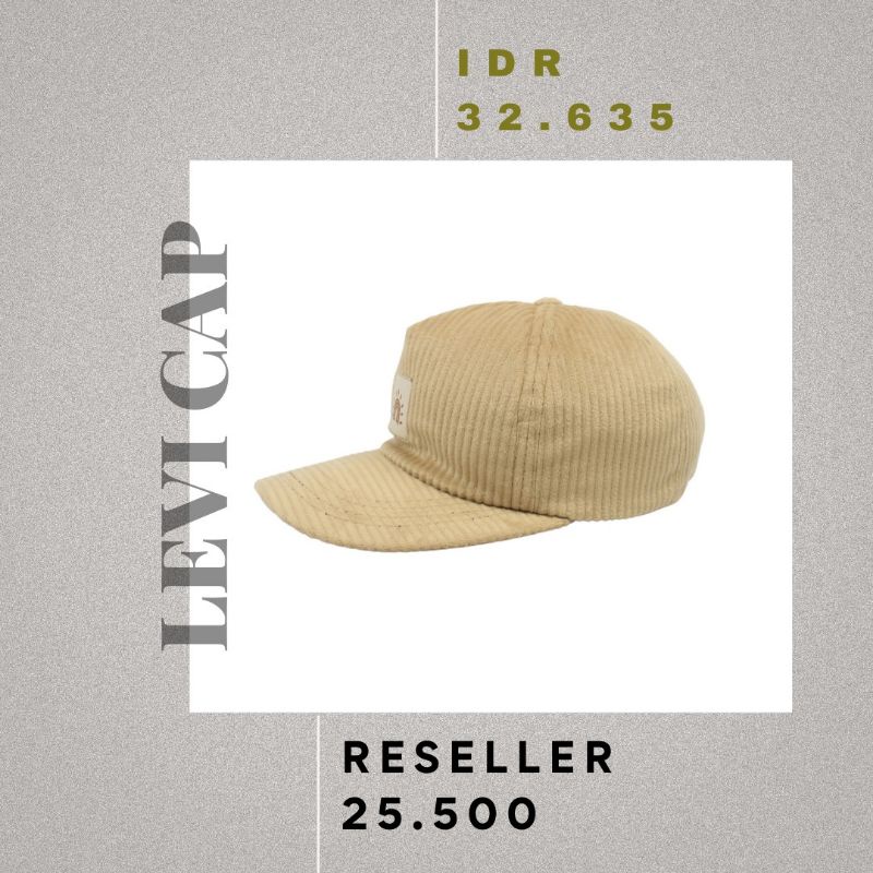 LEVI CAP - Promo 8.8 Topi Anak Baseball Snapback Curduroy Keren Cewe Cowo Korea Luci Murah