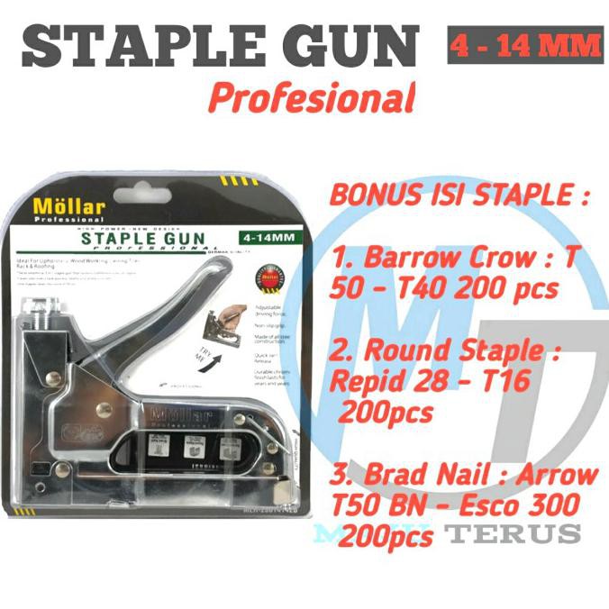 

[[BISA COD]] Staple Gun - Staples Tembak - Staples Kulit Jok TERLENGKAP Kode 631