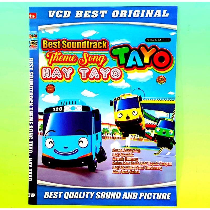 KASET VCD LAGU ANAK ANAK SOUNTRACK FILMM TAYO-KASET VCD LAGU TAYO