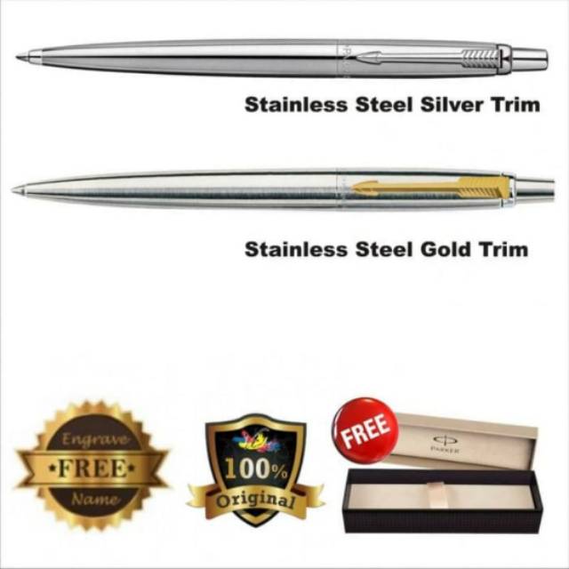 

JOTTER SS FREE UKIR NAMA/LOGO