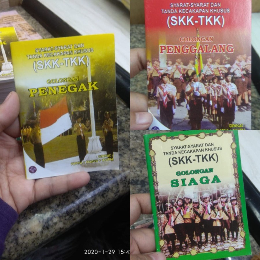 BUKU PRAMUKA SKK-TKK KERTAS HVS 60MG