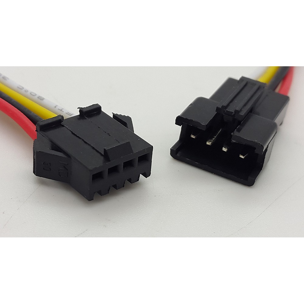 Socket kabel 4 pin ( male + female ) 15cm