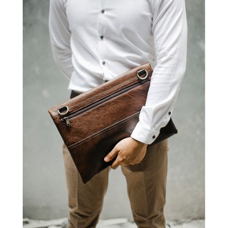 LUCCA brown Tas  selempang  Clutch Hybrid bag from The 