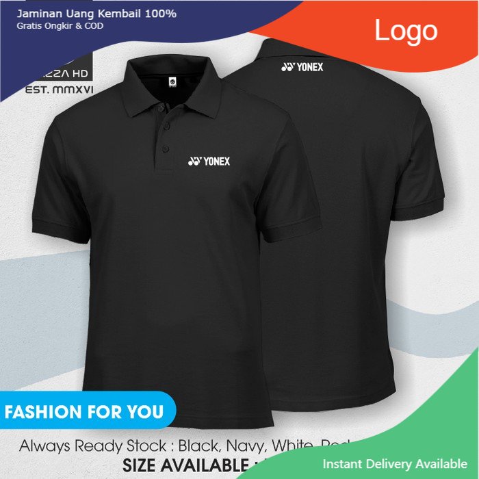 Kaos Kerah Poloshirt Kaos YONEX Kerah