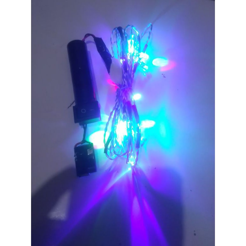 Lampu layangan OTOMATIS sensor CAHAYA PANJANG 5 meter BISA DI CAS