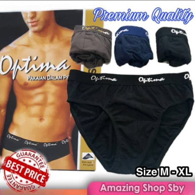 Celana Dalam Pria Optima Premium Quality Katun Nyaman