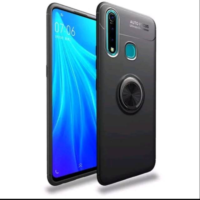 TPU Ring Invisible Stand Holder Ultra Thin Slim Oppo A 31 A31 2020 Soft Case  Premium Casing Hp Ori