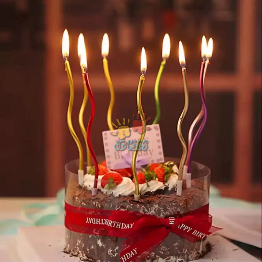 Jual Lilin Kue Ulang Tahun Model SPIRAL Indonesia|Shopee Indonesia
