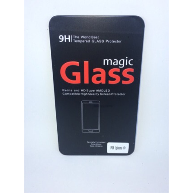 Iphone 6/6s/6+/6s+/7/8/ SE 2020  7+ 8+ / X XR XS MAX 11 11 PRO MAX / 12 Mini / 12 Pro Max magic glass premium tempered glass with metal packaging