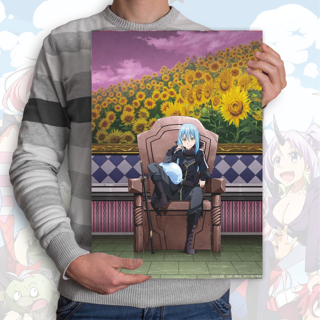 Poster Tensei Shitara Slime Datta Ken Tensura Anime Rimuru Shion Milim Benimaru Shuna - Ukuran A3+-7 Tensura S2