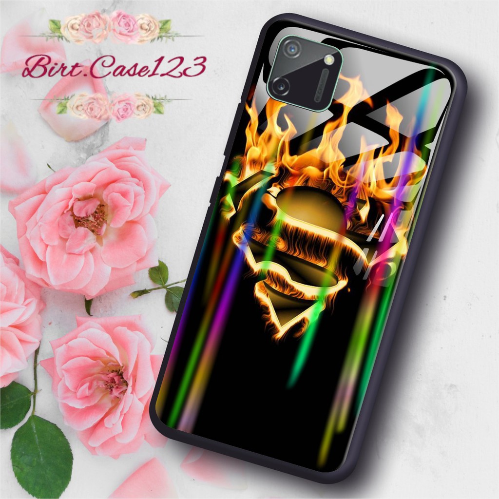 BC Case Gambar SUPERMAN back case glass aurora iphone 5g 6g 6g+ 7g 7g+ 8g 8g+ x xr xs max 11 5,8 6,1