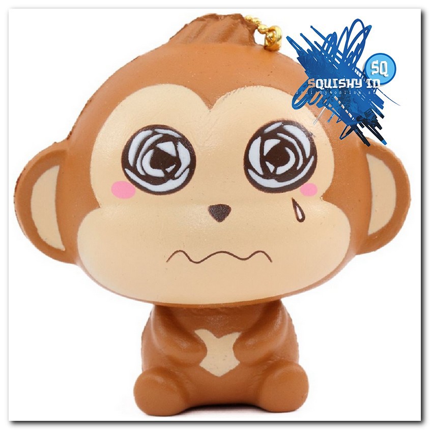 Squishy Baby Monkey Licensed Punimaru Squishy Monyet Emoticon