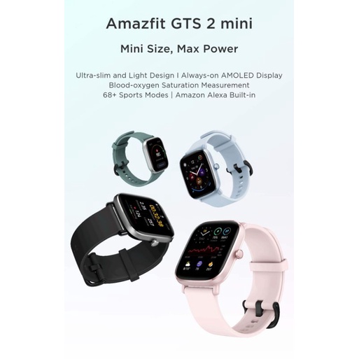 Smartwatch Amazfit GTS 2 Mini Sage Green (Secondhand/Second/Seken/Preloved)