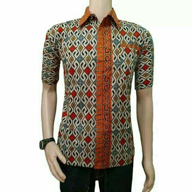 Batik Kalongan | Kemeja Batik Kantor Lengan Pendek Unggul Jaya