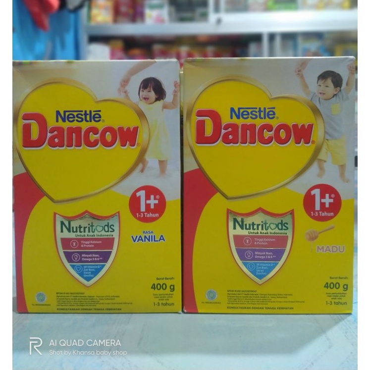 Dancow 1+  madu/vanila 400gr
