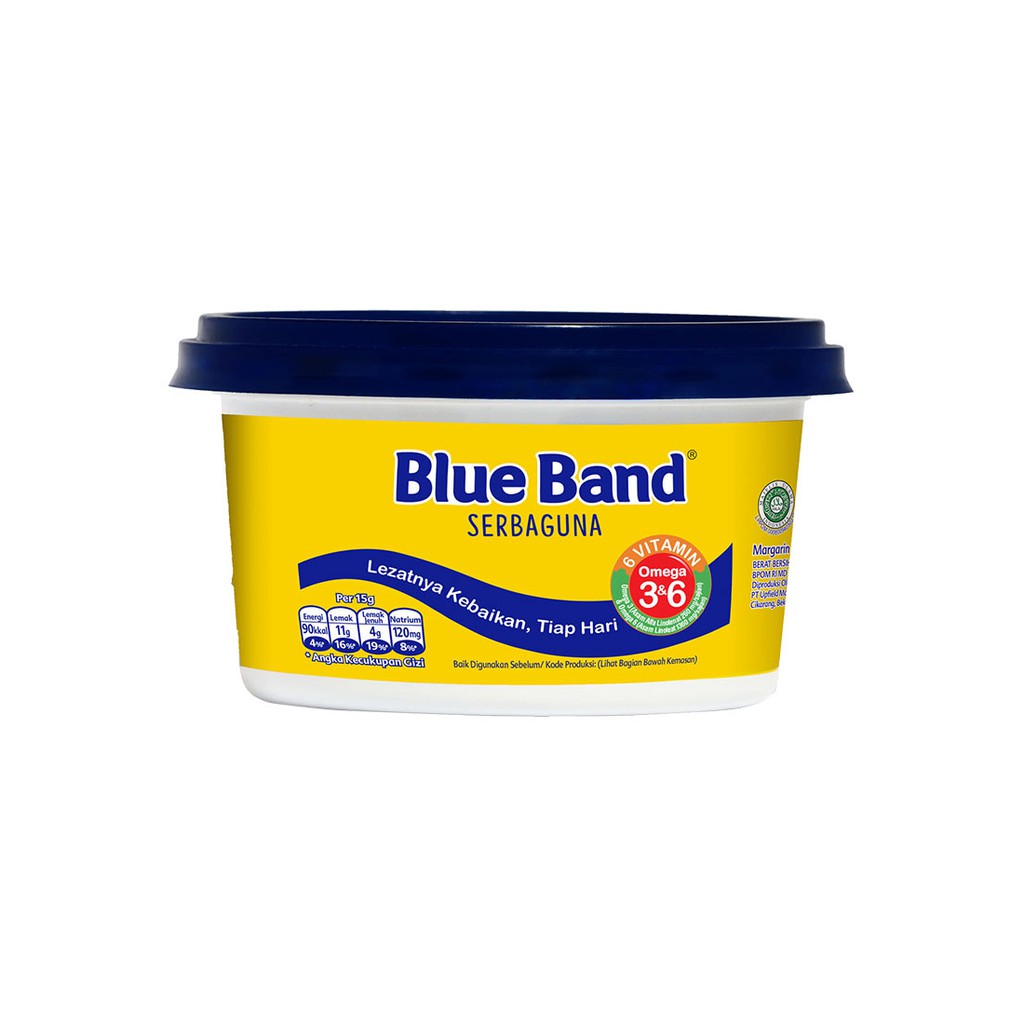 

Blue band serbaguna cup 250 gram