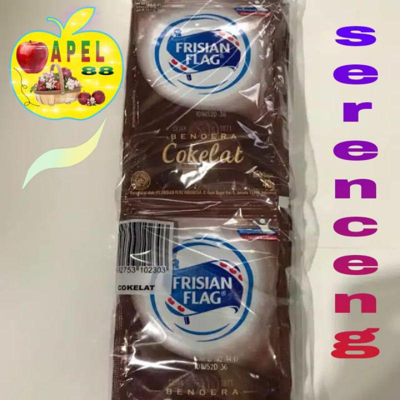 

susu sachet frisian flag coklat isi 6 sachet