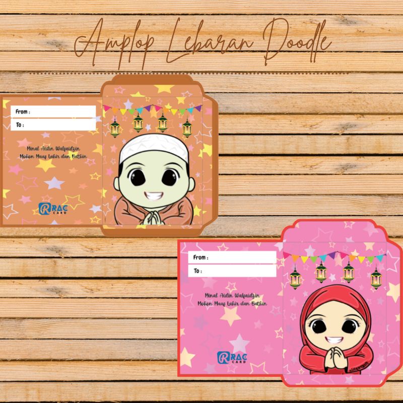 

(Rac.card) Amplop Lebaran SiZe Sedang Motif Doodle isi 10 pcs