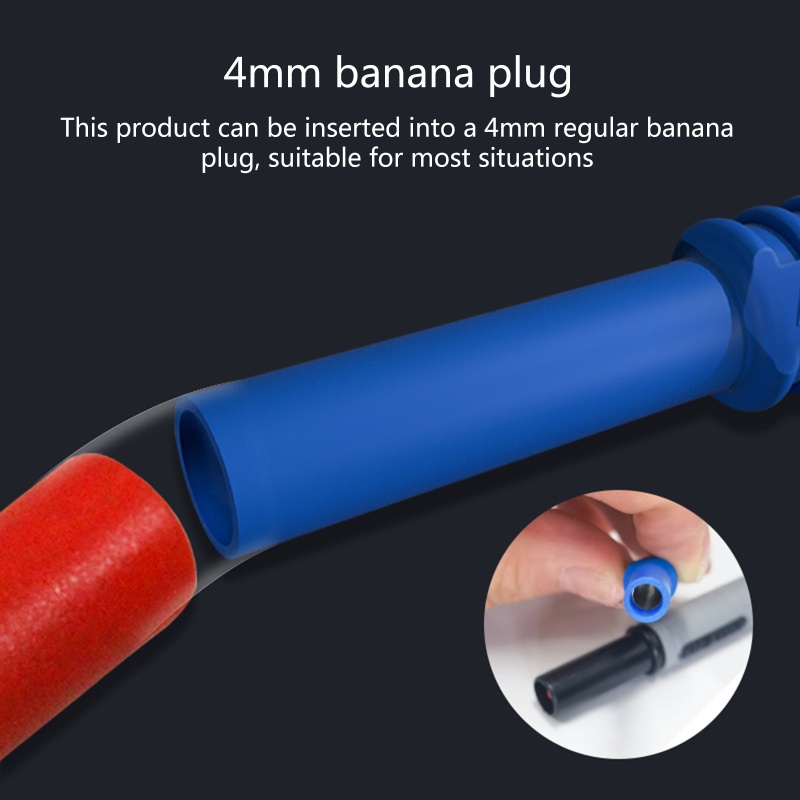 Btsg Isolasi Piercing Jarum Non destructive Pin Test Probes 4mm Banana Socket Mobil